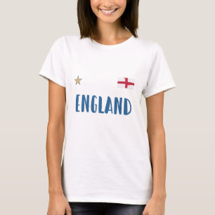 England Football Fläkt Shirt English Flagga T Shirt