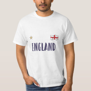 England Football Fläkt Shirt English Flagga T Shirt