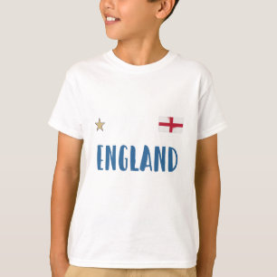 England Football Fläkt Shirt English Flagga T Shirt