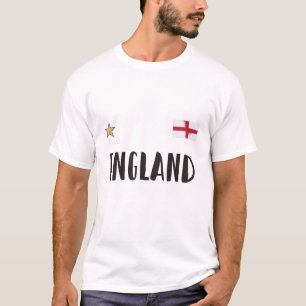 England Football Fläkt Shirt English Flagga T Shirt