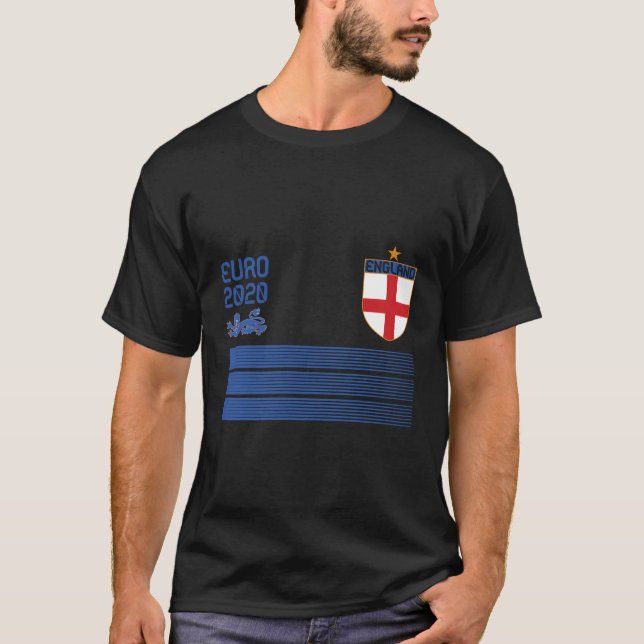 England Football Jersey 2020 England Ocer T Shirt (Framsida)