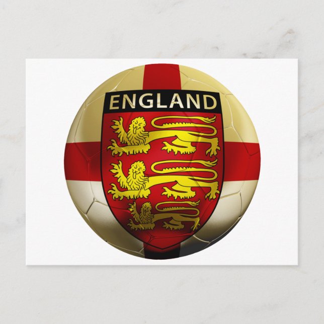 England Football Vykort (Framsida)