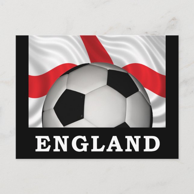 England Football Vykort (Framsida)
