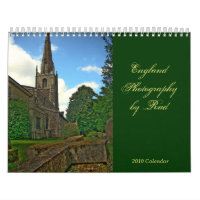 England för 2010 kalender fotografi