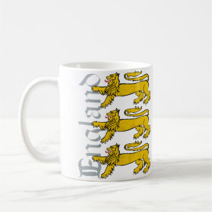 England för 3 lejon mugg
