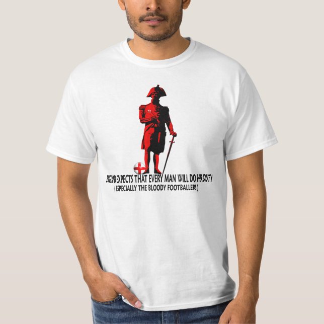 England förväntar tee shirt (Framsida)