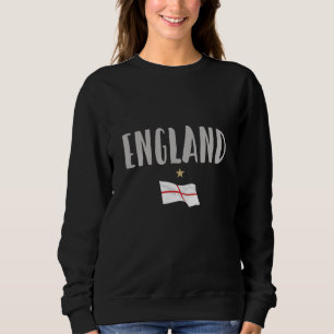 England Fotboll Fan T-shirt Engelsk Flagga
