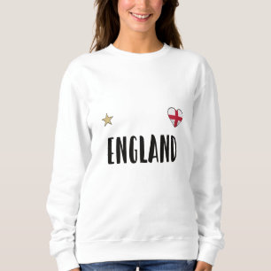England Fotboll Fan T-shirt Engelsk Flagga