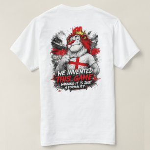 England Fotboll Fan T-Shirt Uppfann Spelet Rolig T