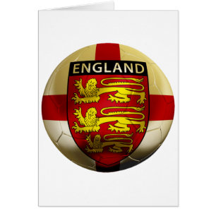 England fotboll hälsningskort