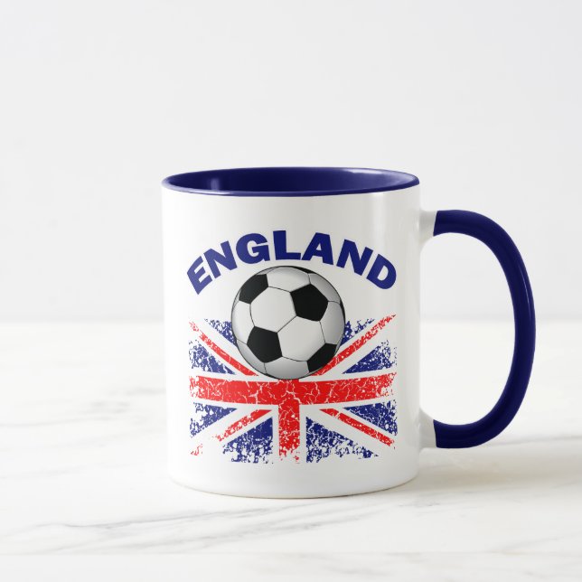 ENGLAND FOTBOLL MUGG (Höger)