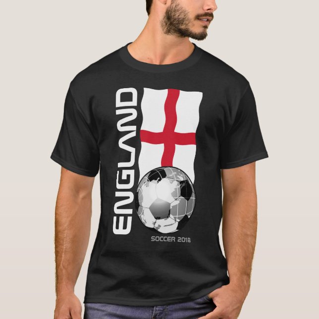 England Fotboll T-Shirt (Framsida)