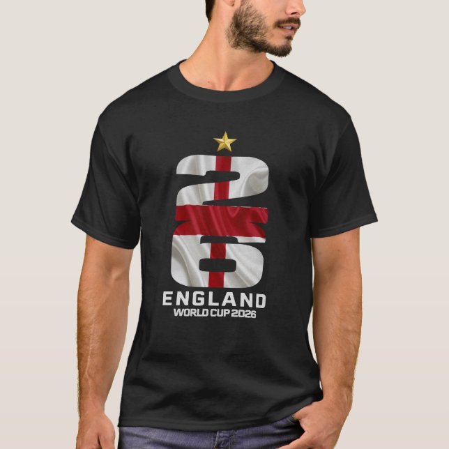 England Fotbolls-VM 2026 Tre Lejon T-Shirt (Framsida)