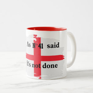 England Fotbollscitat Nr 41 Mugg