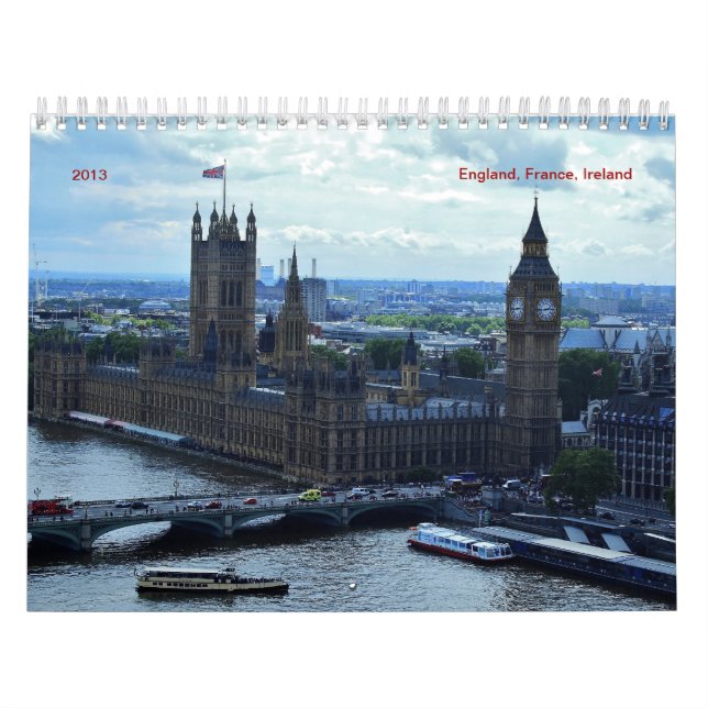 England frankrike, Irland 2016 Kalender (Omslag)