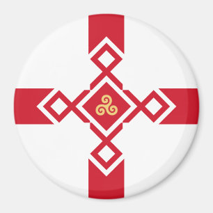 England Fridge Magnet - Anglo-Celtic Kor