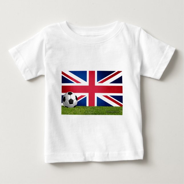 England Futbol - fotboll Tee (Framsida)