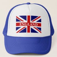 England hatt med brittisk facklig jackflagga