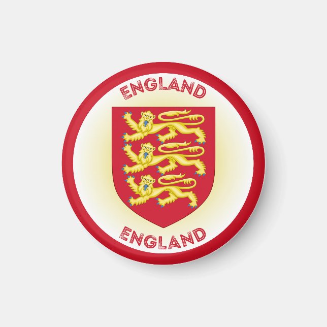 England Heritage Emblem Magnet (Framsidan)