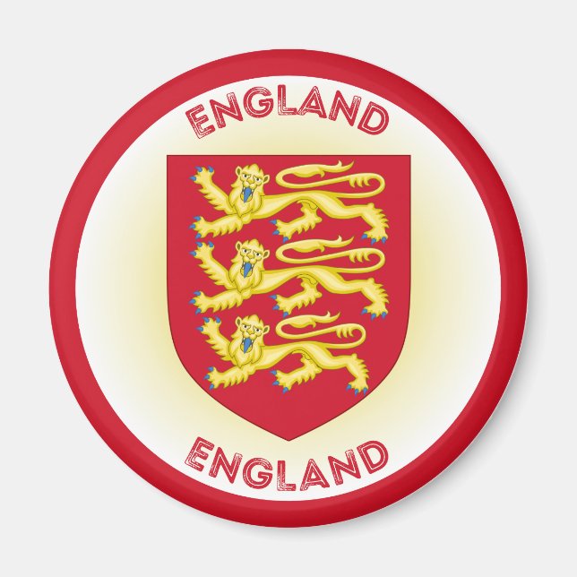 England Heritage Emblem Magnet (Framsidan)