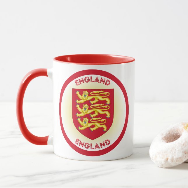 England Heritage Emblem Mugg (Med munk)