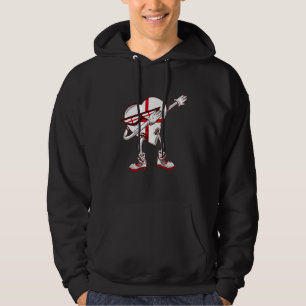 England Hjärtat Dabbing St George's Cross engelska Hoodie