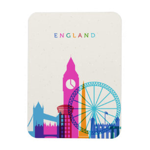 England horisont magnet