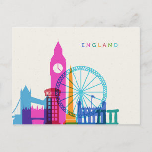 England horisont vykort