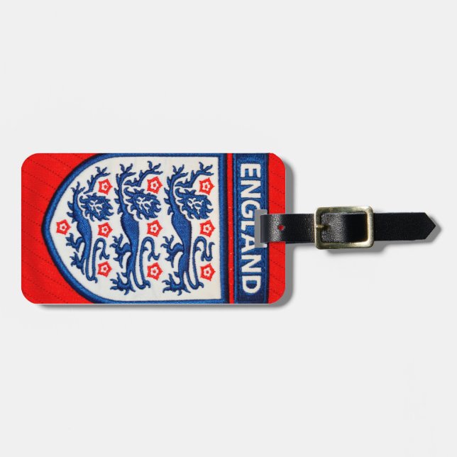 England Internationell Fotbollsklubb emblem Bagagebricka (Horisontell Framsida)