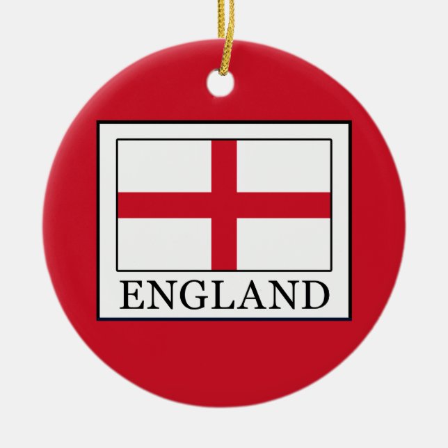 England Julgransprydnad Keramik (Framsidan)