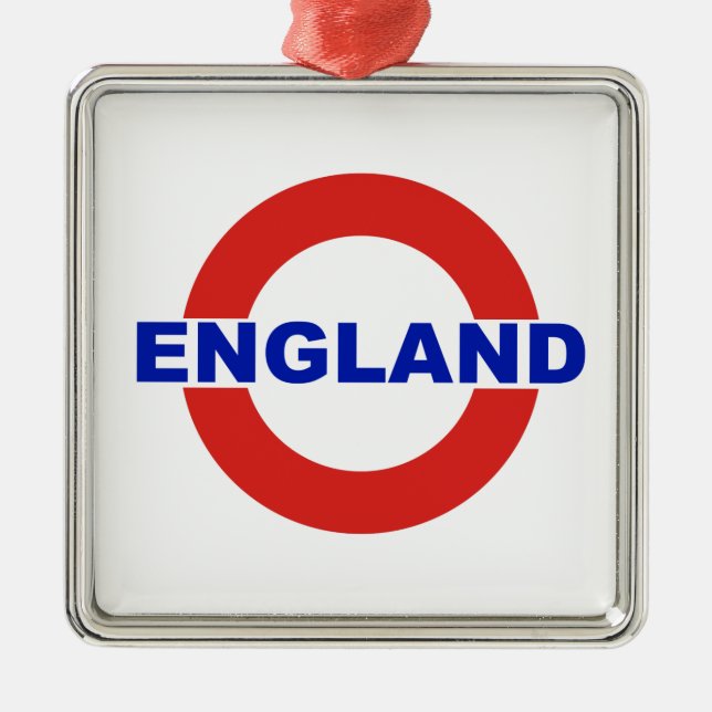 ENGLAND JULGRANSPRYDNAD METALL (Framsidan)