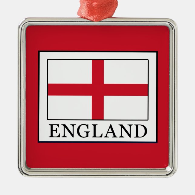 England Julgransprydnad Metall (Framsidan)