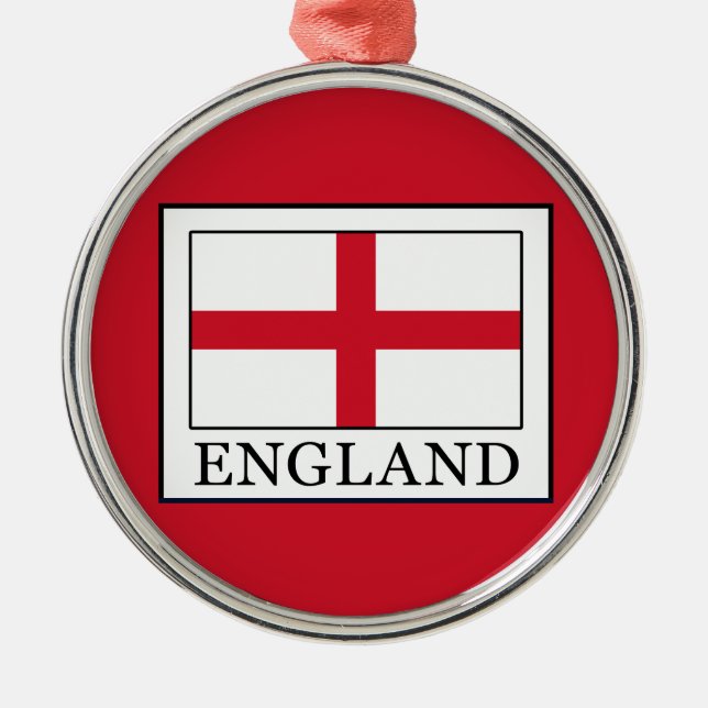 England Julgransprydnad Metall (Framsidan)