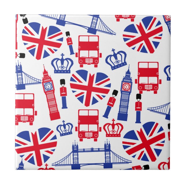 England Kakelplatta (Framsidan)