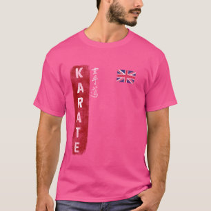 England Karate engelska Storbritannien flagga Kyok T Shirt