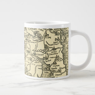 England Karta in Ptolemy's Geographia Universalis Jumbo Mugg