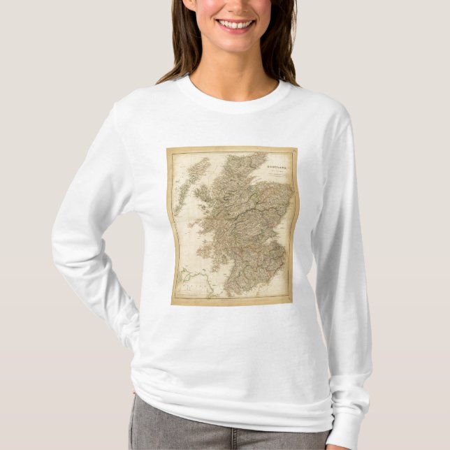 England karta tee shirt (Framsida)