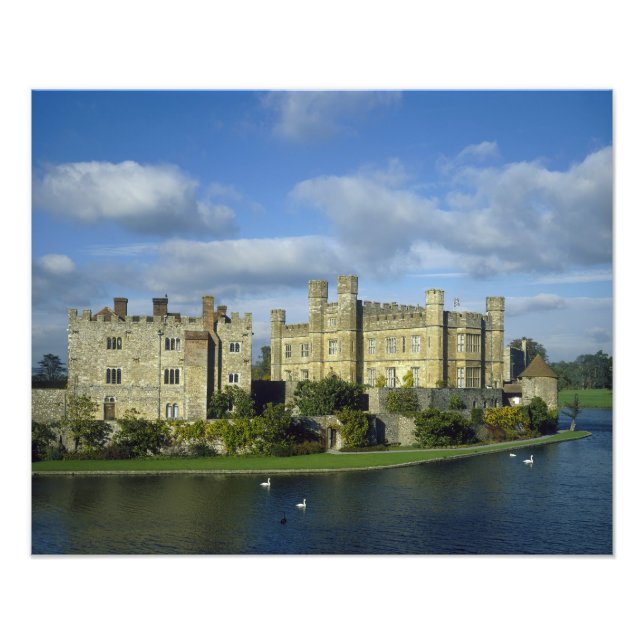 England, Kent, Leeds Castle Fototryck (Framsidan)