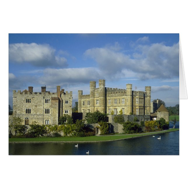 England, Kent, Leeds slott Hälsningskort (Framsidan Horizontal)
