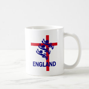 England kunglig standard och St George kor Kaffemugg