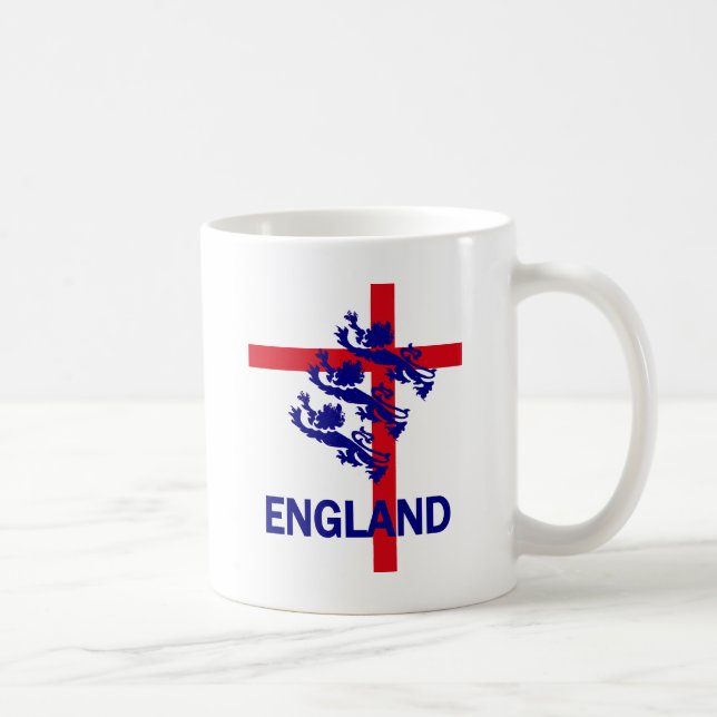 England kunglig standard och St George kor Kaffemugg (Höger)