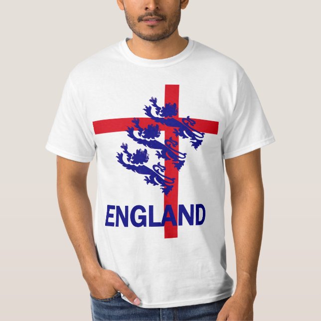England kunglig standard och St George kor T-shirt (Framsida)
