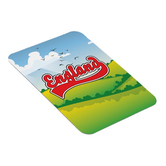 England landsbygd reseskylt magnet (Högersidan)