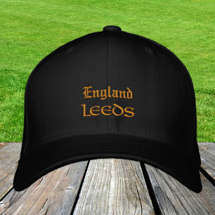 England & LEEDS mode UK / Engelska patrioter Broderad Keps