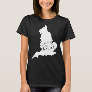 England ligger i mitt hjärta t shirt
