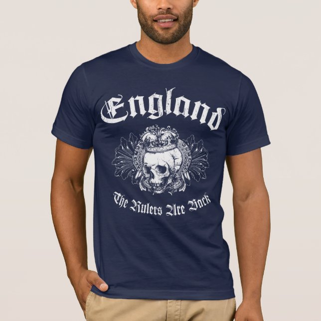 ENGLAND - linjaler är tillbaka Tee Shirt (Framsida)