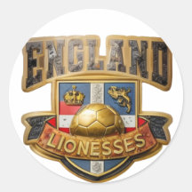 England Lionesses Färg Sticker