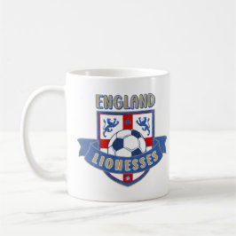 England Lionesses Soccer Crest (#02) Mug Kaffemugg