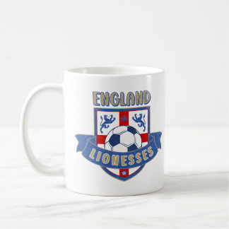England Lionesses Soccer Crest (#02) Mug Kaffemugg