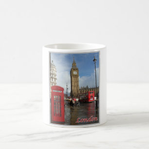 England - London - Big Ben - dubbla-decke - Kaffemugg